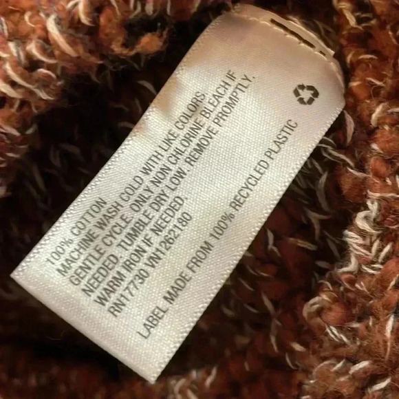 Universal Thread Open Knit V Neck Brown Sweater Women’s XXL NWT - Picture 9 of 9